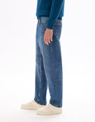 Loose Fit 100% Cotton Jeans - Blue