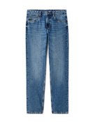 Loose Fit 100% Cotton Jeans - Blue