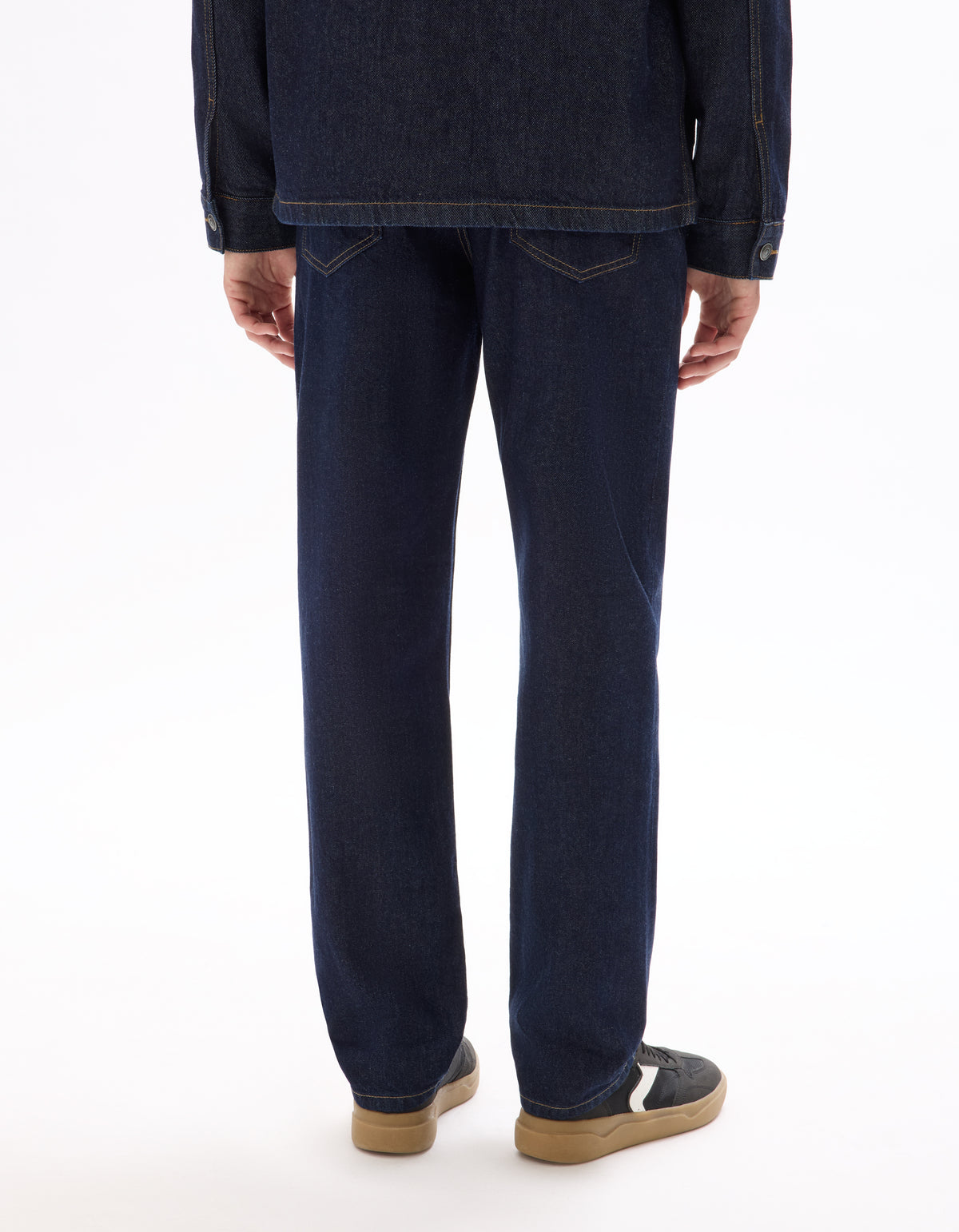 Loose Fit 100% Cotton Jeans - Blue