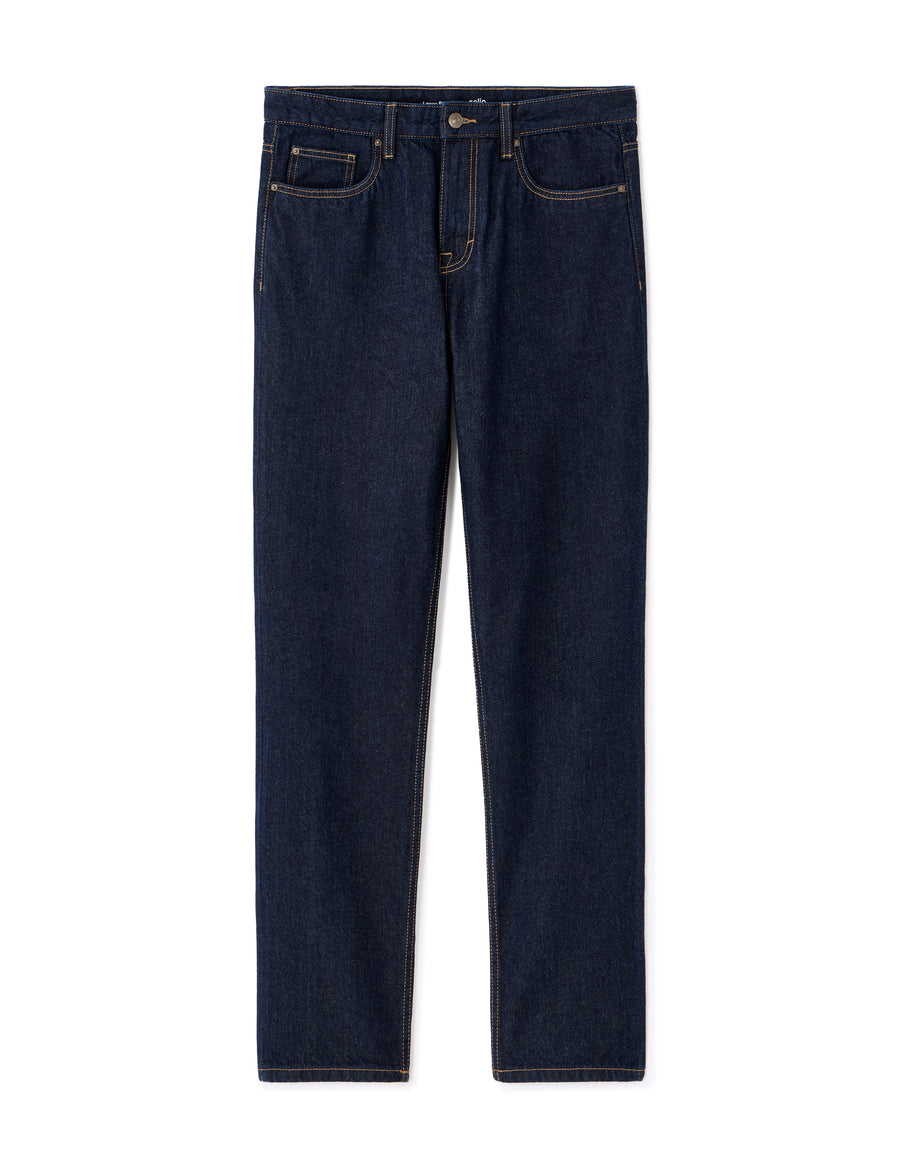 Loose Fit 100% Cotton Jeans - Blue