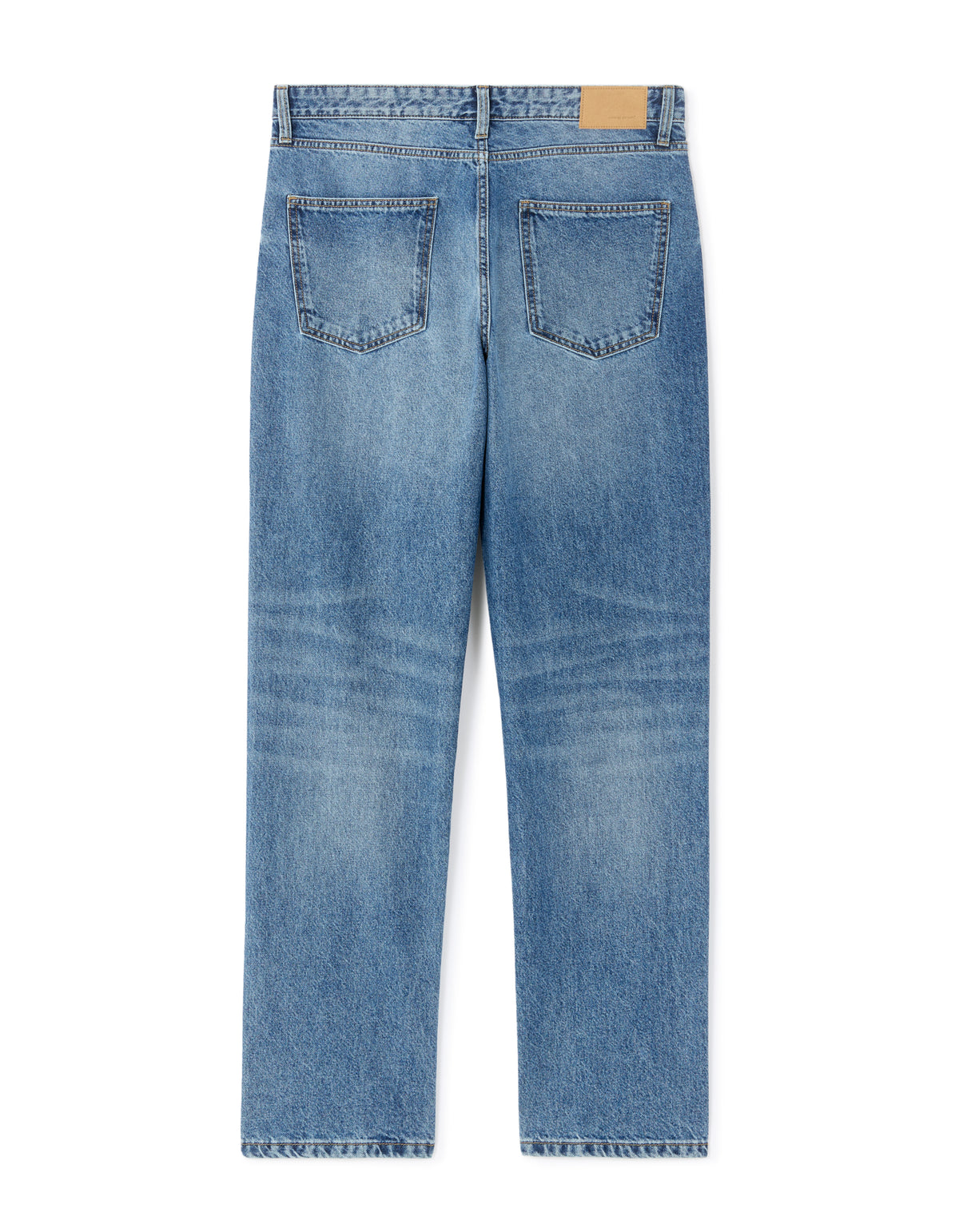 Loose Fit 100% Cotton Solid Jeans