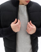 Regular Fit 100% Cotton High Neck Sweater - Black