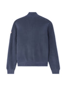 Regular Fit Polyamide Solid High Neck Jackets - Blue