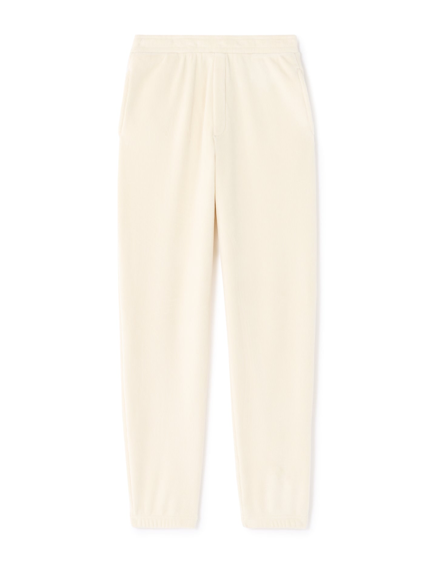 Celio Mens White Solid Oversize Fit Polyester Jogger