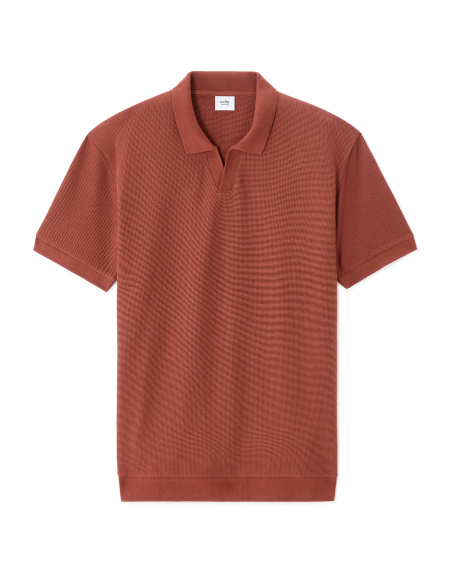 Regular Fit Poly-Cotton Solid Polo Collar T-Shirts