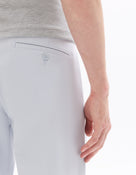 Straight Fit 100% Cotton Solid Casual Trouser - Blue