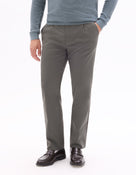 Straight Fit 100% Polyester Trousers - Grey