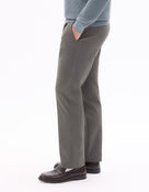 Straight Fit 100% Polyester Trousers - Grey