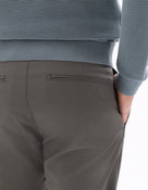 Straight Fit 100% Polyester Trousers - Grey