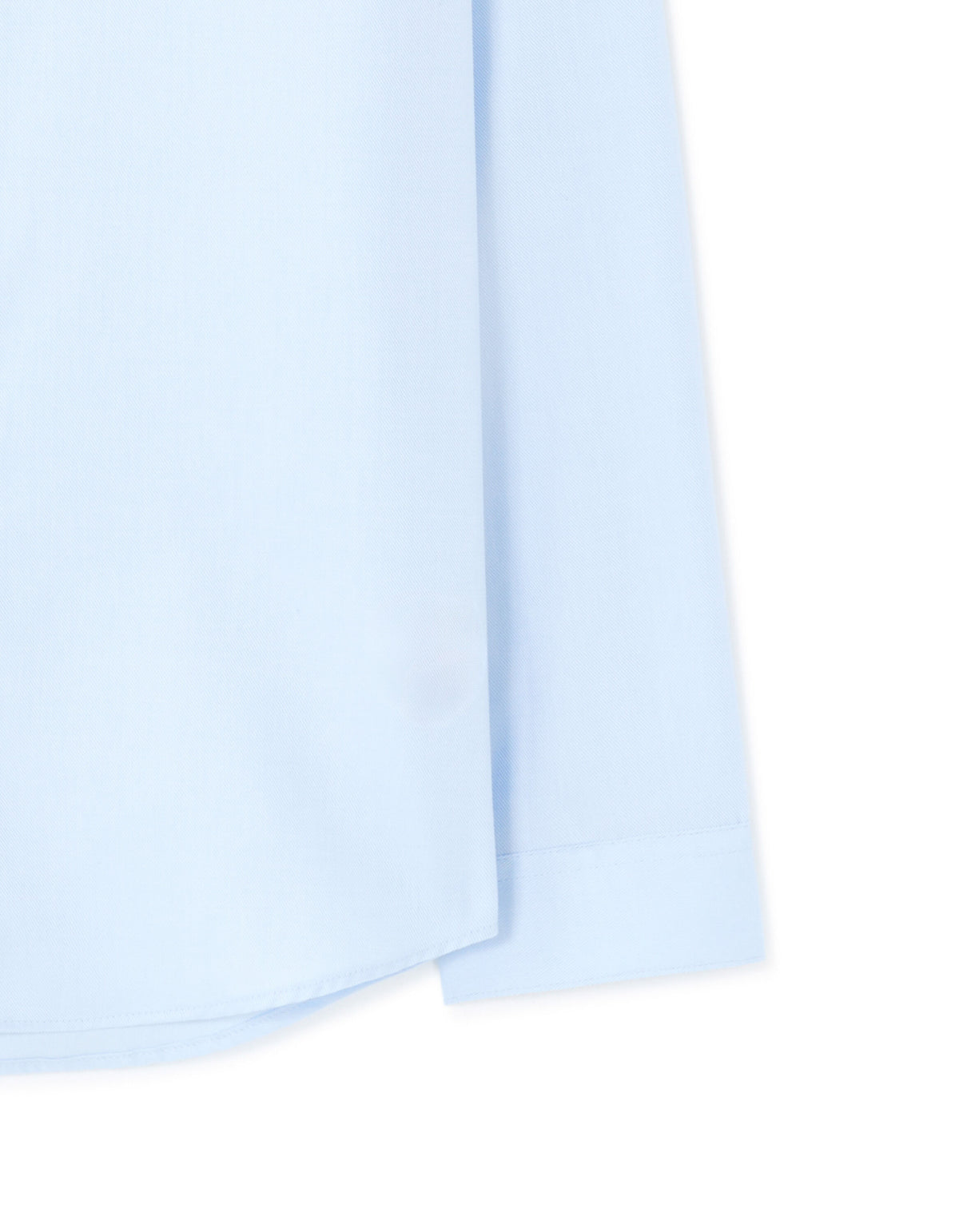 Slim Fit 100% Cotton Solid Spread Collar Shirts - Blue