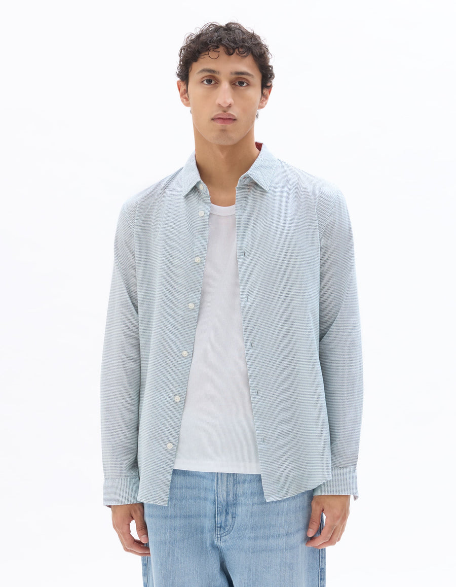 Regular Fit 100% Cotton Spread Collar Shirt - White