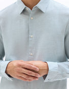 Regular Fit 100% Cotton Spread Collar Shirt - White