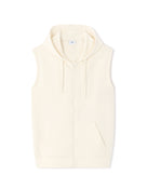 Regular Fit 100% Cotton Hooded Sweatshirt - Off White
