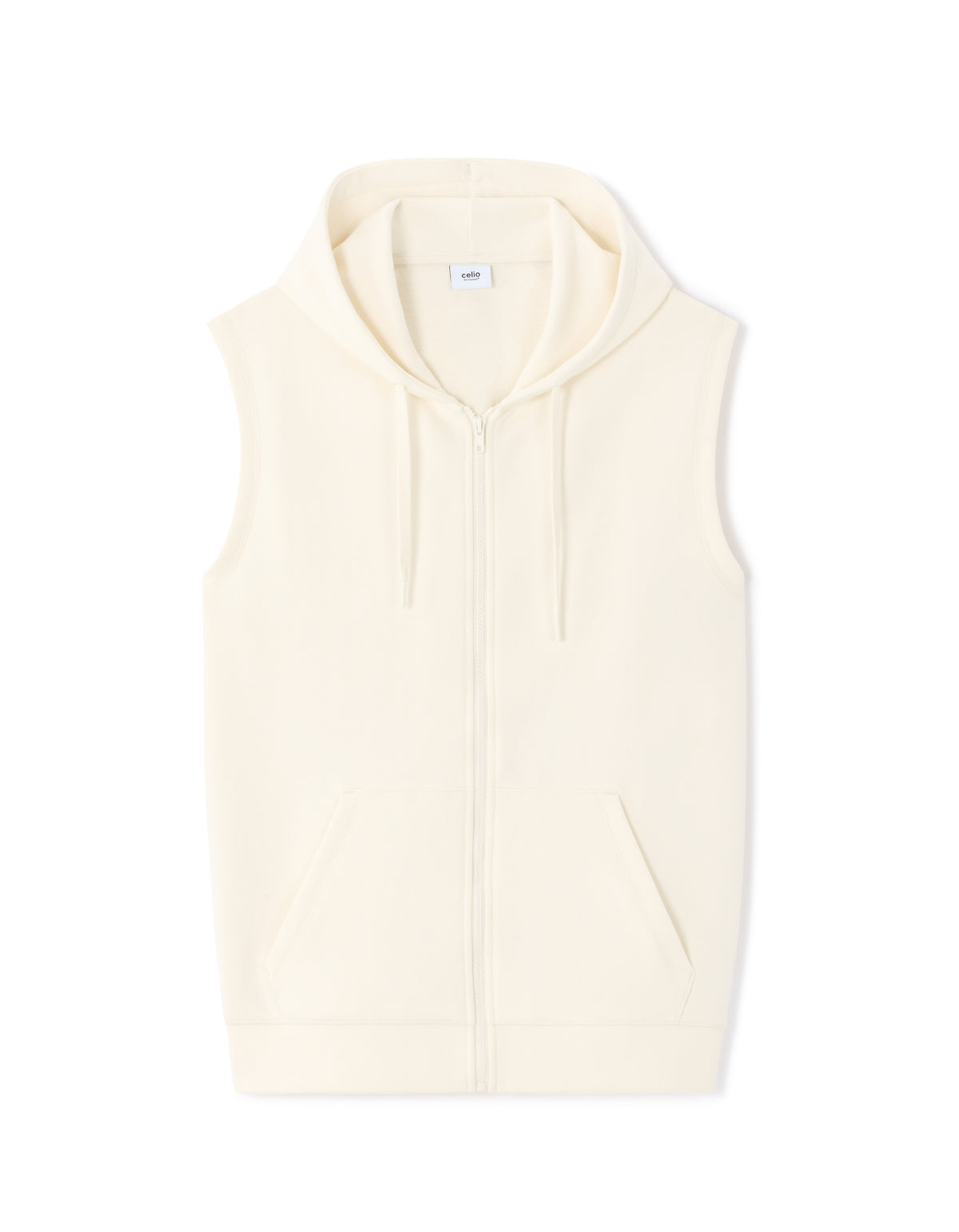 Regular Fit 100% Cotton Hooded Sweatshirt - Off White