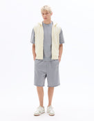 Regular Fit 100% Cotton Hooded Sweatshirt - Off White