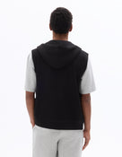 Regular Fit 100% Cotton Hooded Sweatshirt - Black
