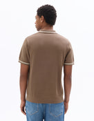 Regular Fit 100% Cotton Polo Collar T-Shirt - Grey