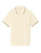 Regular Fit 100% Cotton Polo Collar T-Shirt - Beige