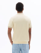 Regular Fit 100% Cotton Polo Collar T-Shirt - Beige
