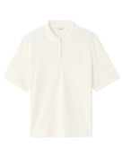 Regular Fit 100% Cotton Zip Neck T-Shirt - White