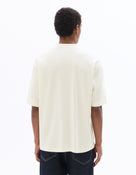 Regular Fit 100% Cotton Zip Neck T-Shirt - White