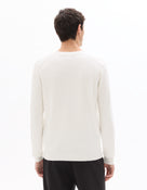 Regular Fit Poly Viscose Solid V Neck Sweaters - Off White