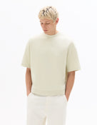 Regular Fit Poly-Cotton Solid Round neck Sweaters