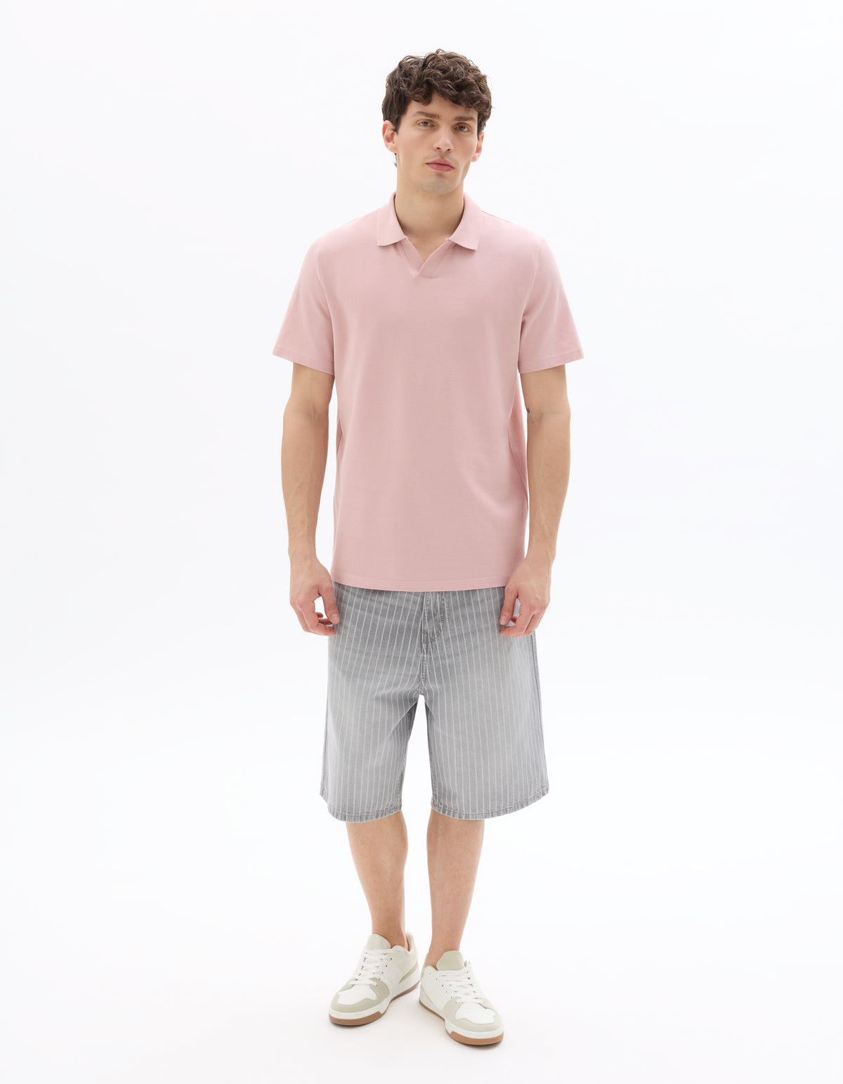 Regular Fit 100% Cotton T-Shirt - Light Pink