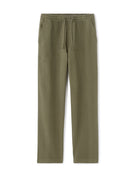 Relaxed Fit 100% Cotton Casual Trousers - Khaki