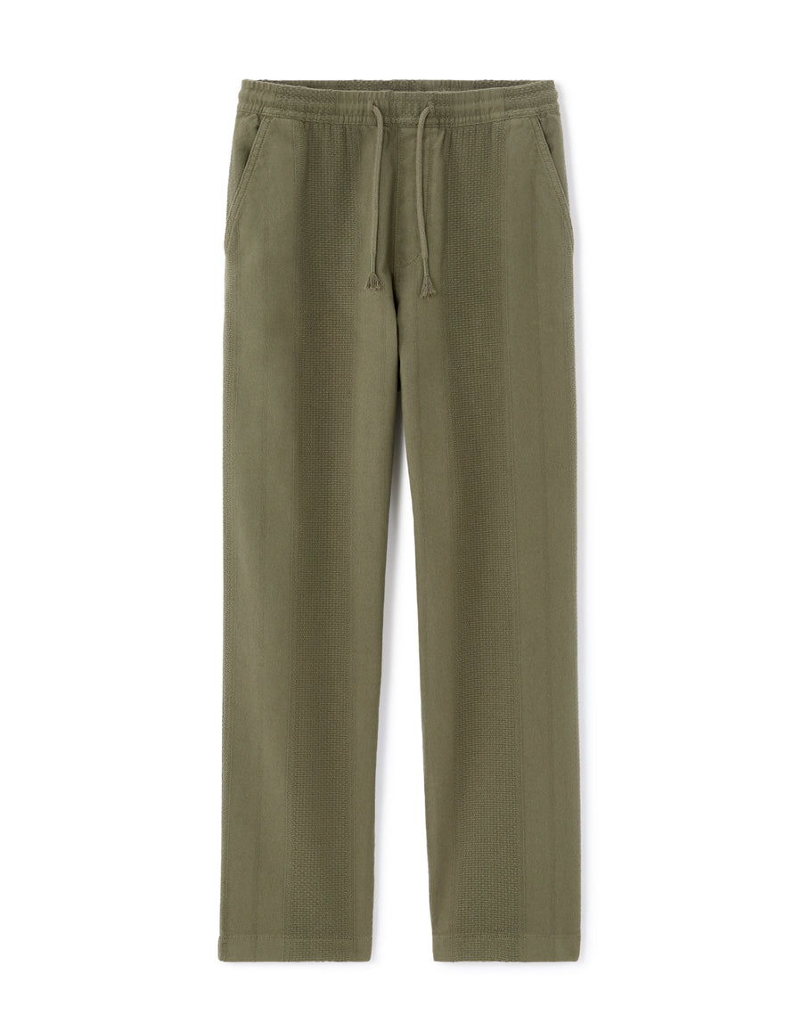 Relaxed Fit 100% Cotton Casual Trousers - Khaki