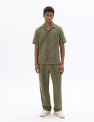 Relaxed Fit 100% Cotton Casual Trousers - Khaki