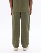 Relaxed Fit 100% Cotton Casual Trousers - Khaki