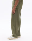 Relaxed Fit 100% Cotton Casual Trousers - Khaki