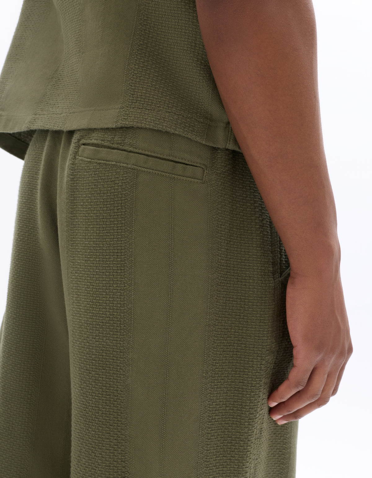 Relaxed Fit 100% Cotton Casual Trousers - Khaki