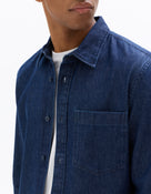 Regular Fit 100% Cotton Spread Collar Shirt - Blue