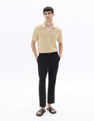 Regular Fit 100% Cotton Polo T-Shirt - Beige