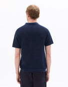 Regular Fit 100% Cotton Polo T-Shirt - Navy Blue