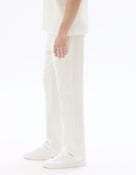 Straight Fit Poly-Cotton Solid Casual Trousers