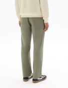 Straight Fit Polyester Casual Trousers - Green