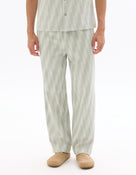 Straight Fit 100% 100% Cotton Printed Casual Trouser - Khaki
