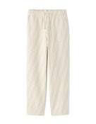 Straight Fit 100% 100% Cotton Printed Casual Trouser - Beige