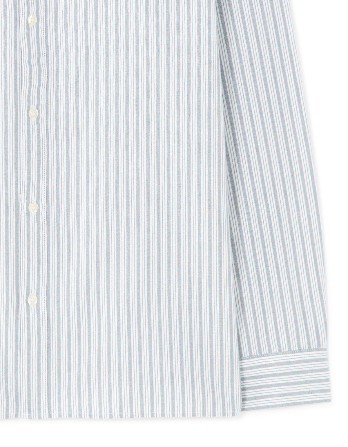 Loose Fit 100% Cotton Spread Collar Shirt - Blue