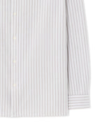 Loose Fit 100% Cotton Spread Collar Shirt - Grey