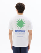 Boxy Fit 100% Cotton Printed Crew Neck T-Shirt - White