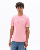 Regular Fit 100% Cotton Printed Round Neck T-Shirt - Pink