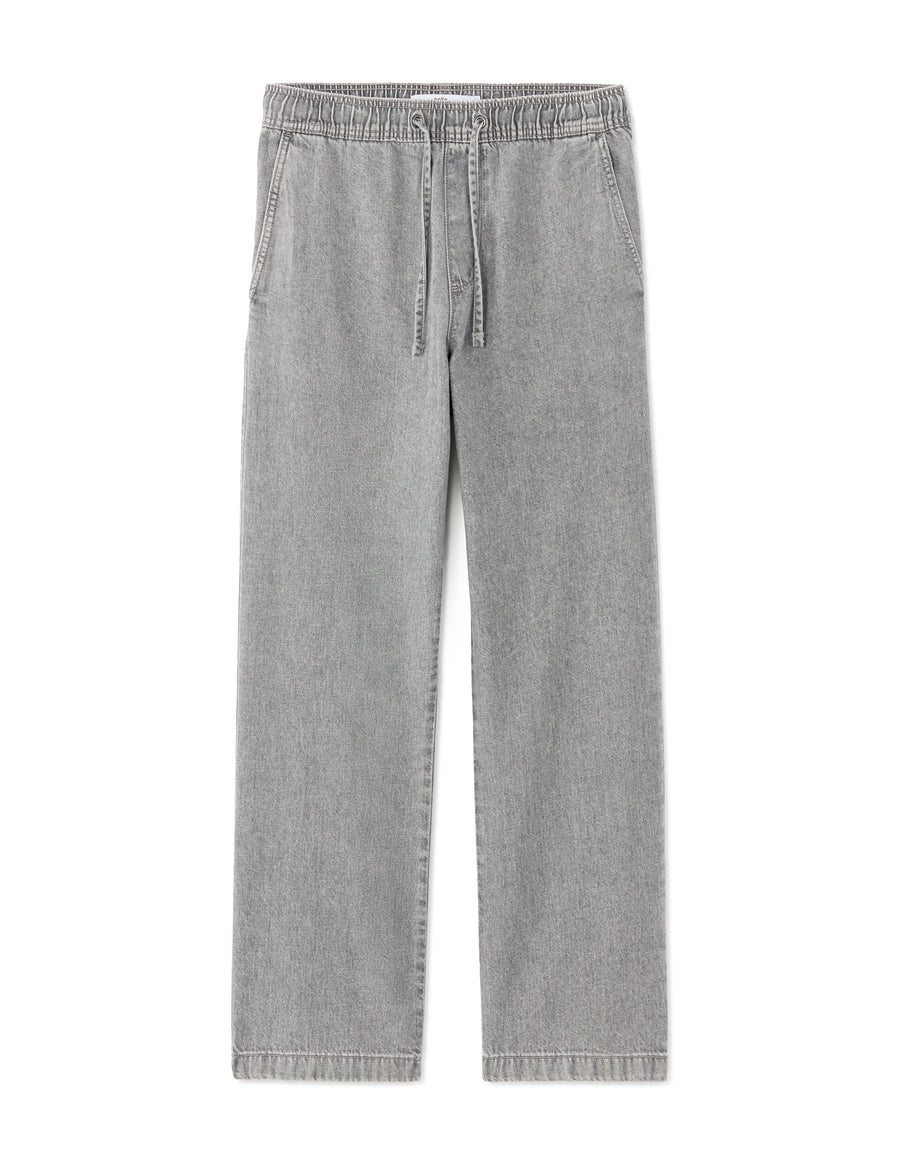 Regular Fit 100% Cotton Solid Casual Trouser - Grey