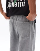 Regular Fit 100% Cotton Solid Casual Trouser - Grey