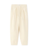 Relaxed Fit 100% Cotton Casual Trousers - White