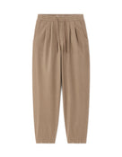 Relaxed Fit 100% Cotton Casual Trousers - Brown