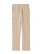 Relaxed Fit 100% Cotton Casual Trousers - Taupe